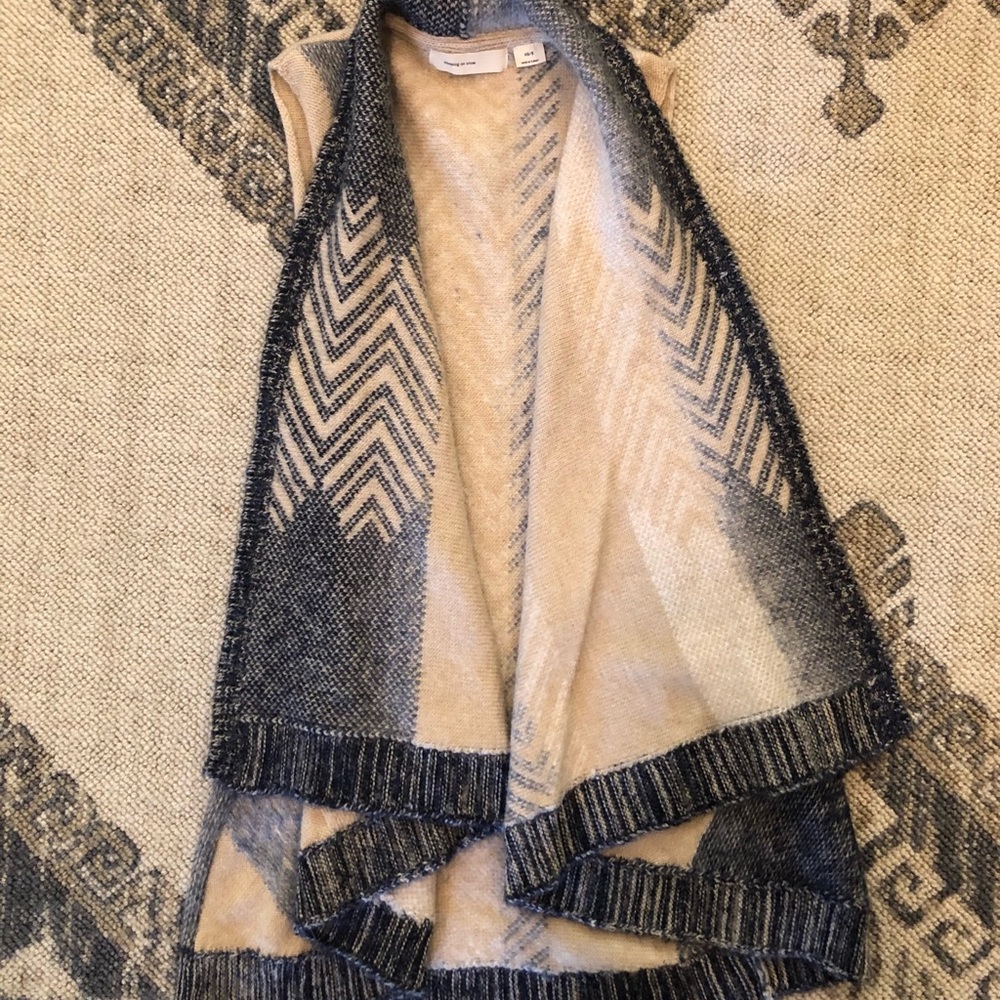 Anthropologie open front vest